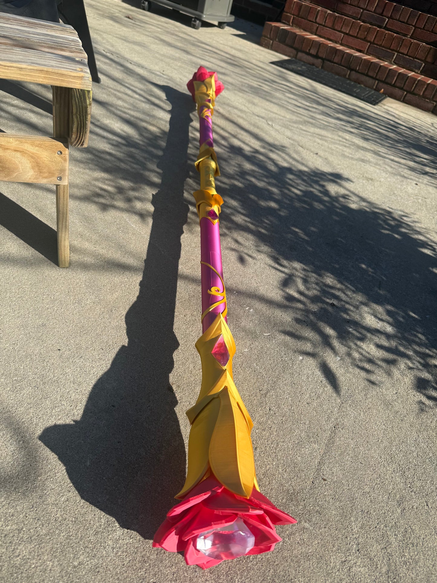 Wedding Gambit Staff – Inspired by the Mr. X Skin - Marvel Rivals (68" 3 piece assembly)
