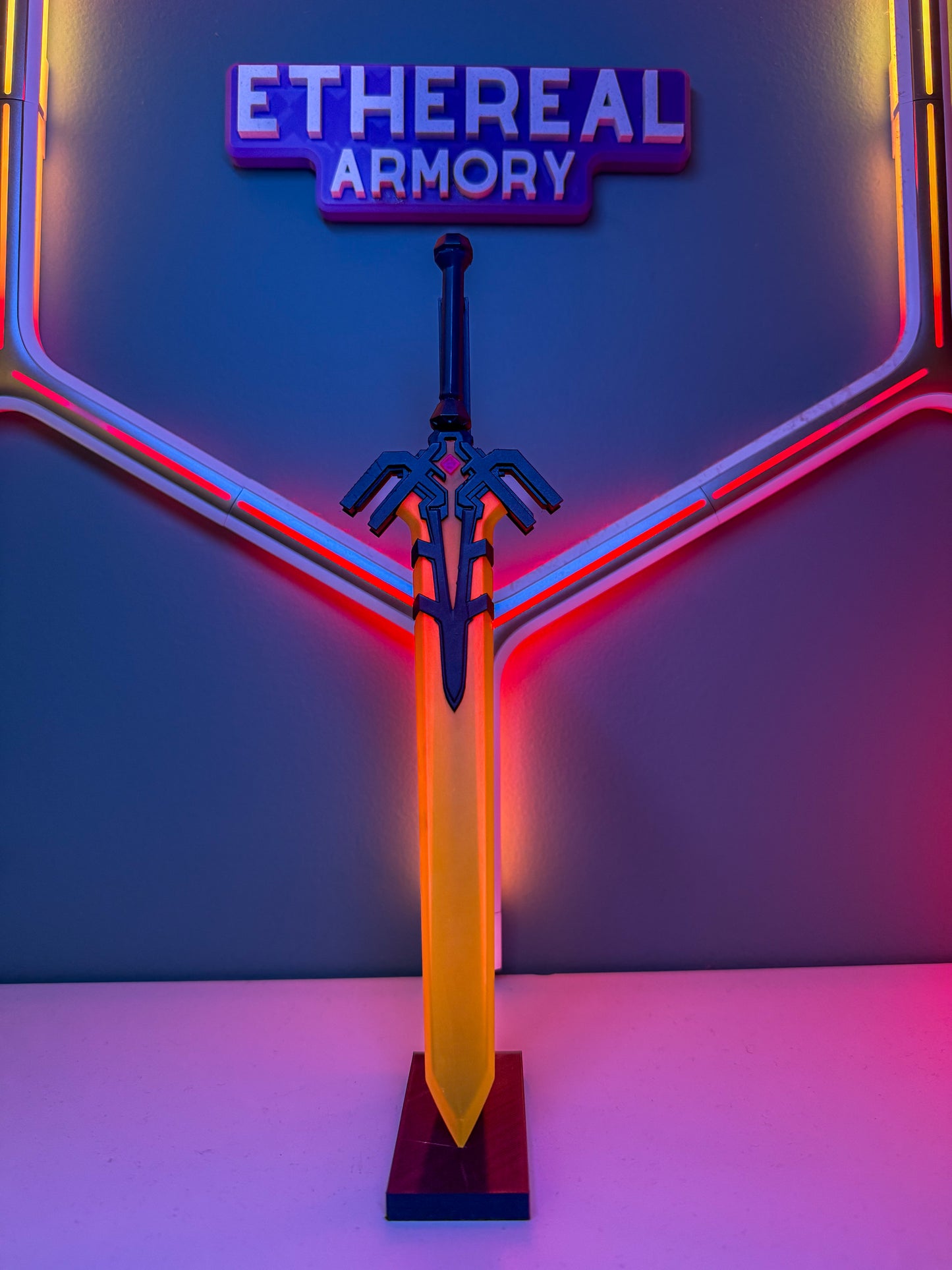 Magik-Inspired Soul Sword Desk Display (3D Resin Print Collectible)