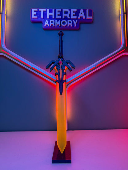 Magik-Inspired Soul Sword Desk Display (3D Resin Print Collectible)