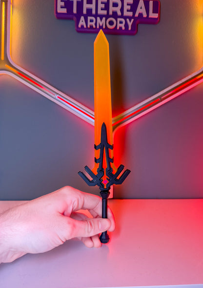 Magik-Inspired Soul Sword Desk Display (3D Resin Print Collectible)