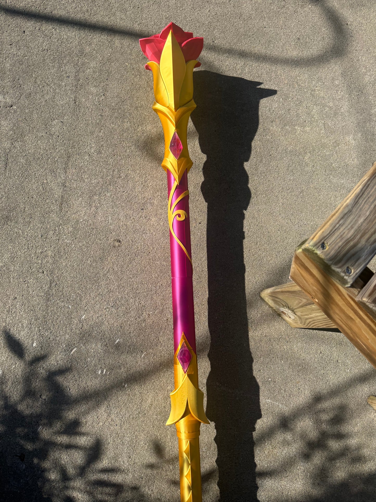 Wedding Gambit Staff – Inspired by the Mr. X Skin - Marvel Rivals (68" 3 piece assembly)