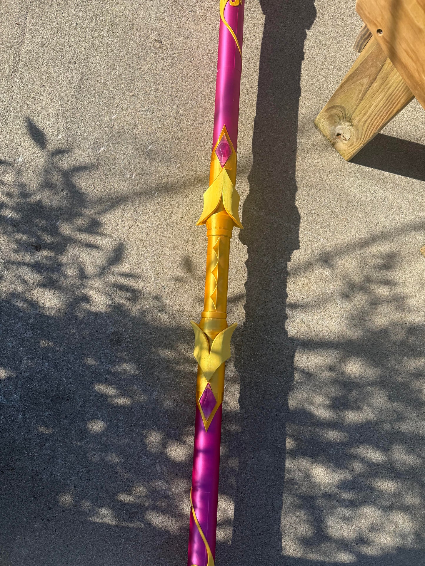 Wedding Gambit Staff – Inspired by the Mr. X Skin - Marvel Rivals (68" 3 piece assembly)