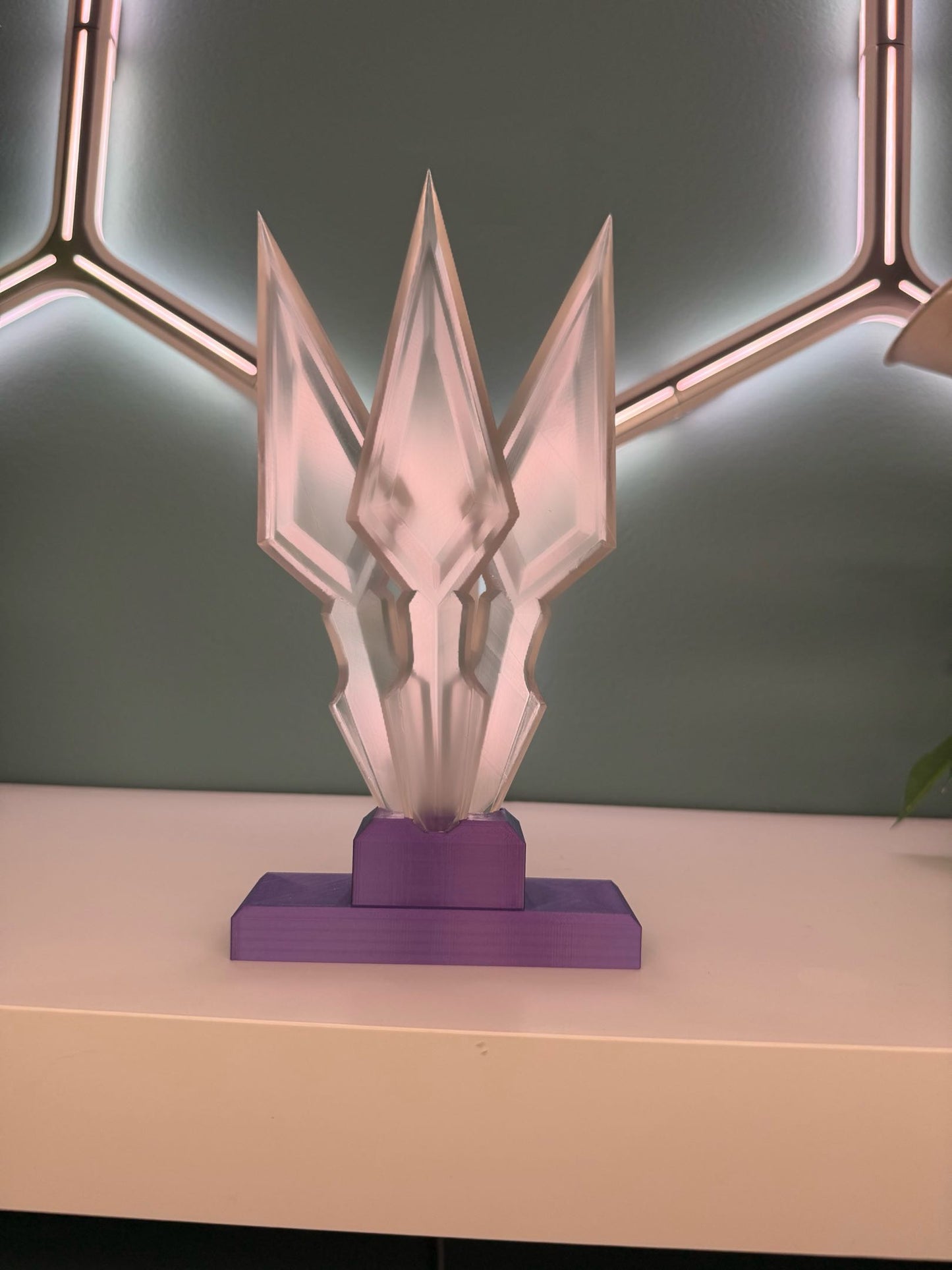 Clear Dagger - Cloak & Dagger Inspired (Marvel Rivals - Healing Dagger) | Clear 3D Printed Resin Prop