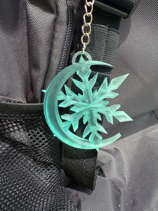 Luna Snow Emblem Keychain - Marvel Rivals